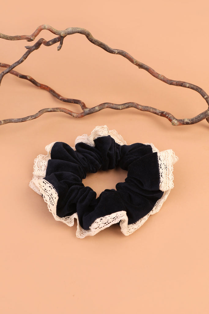 Velvet Lace Scrunchie