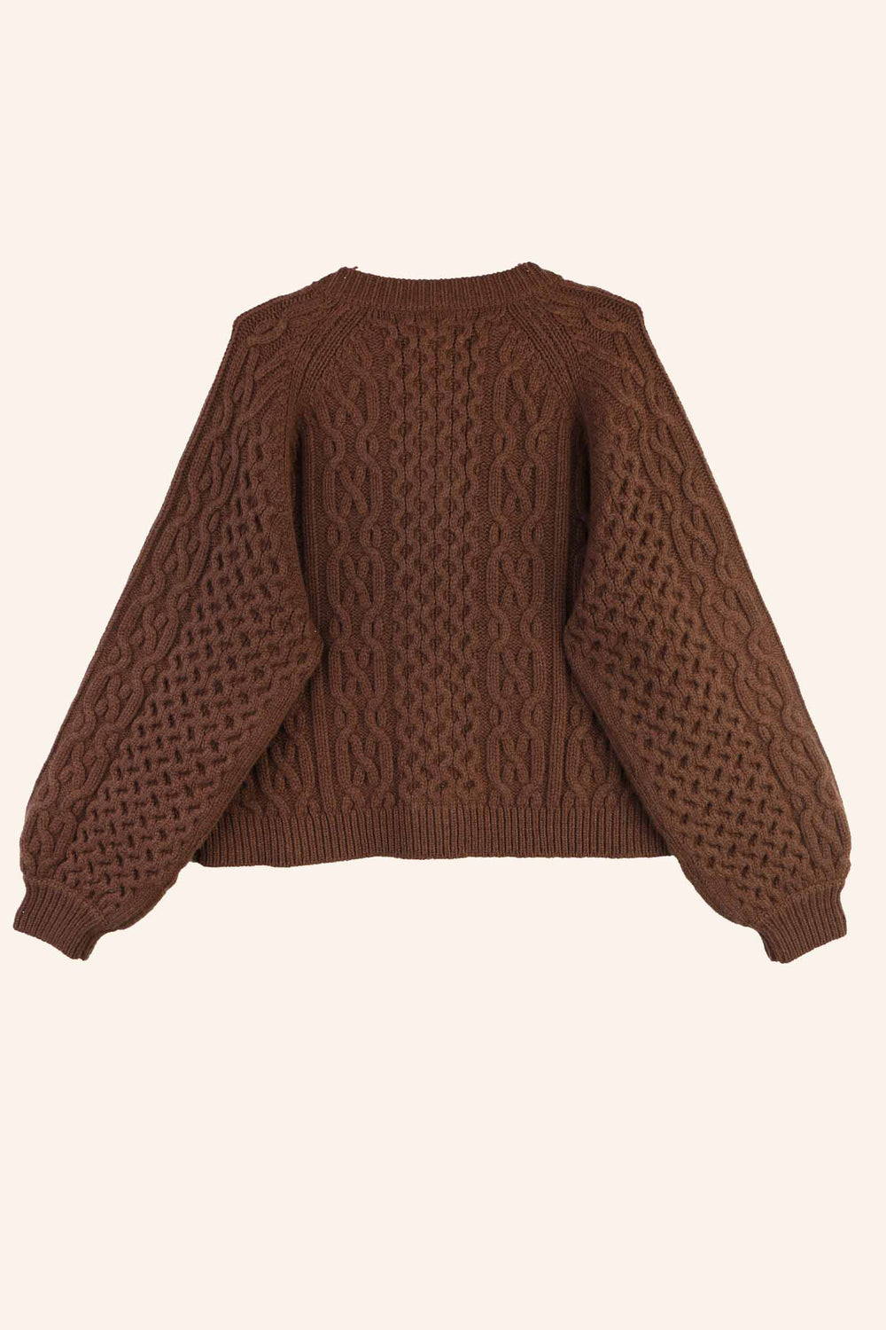 Quince Cardigan Brown