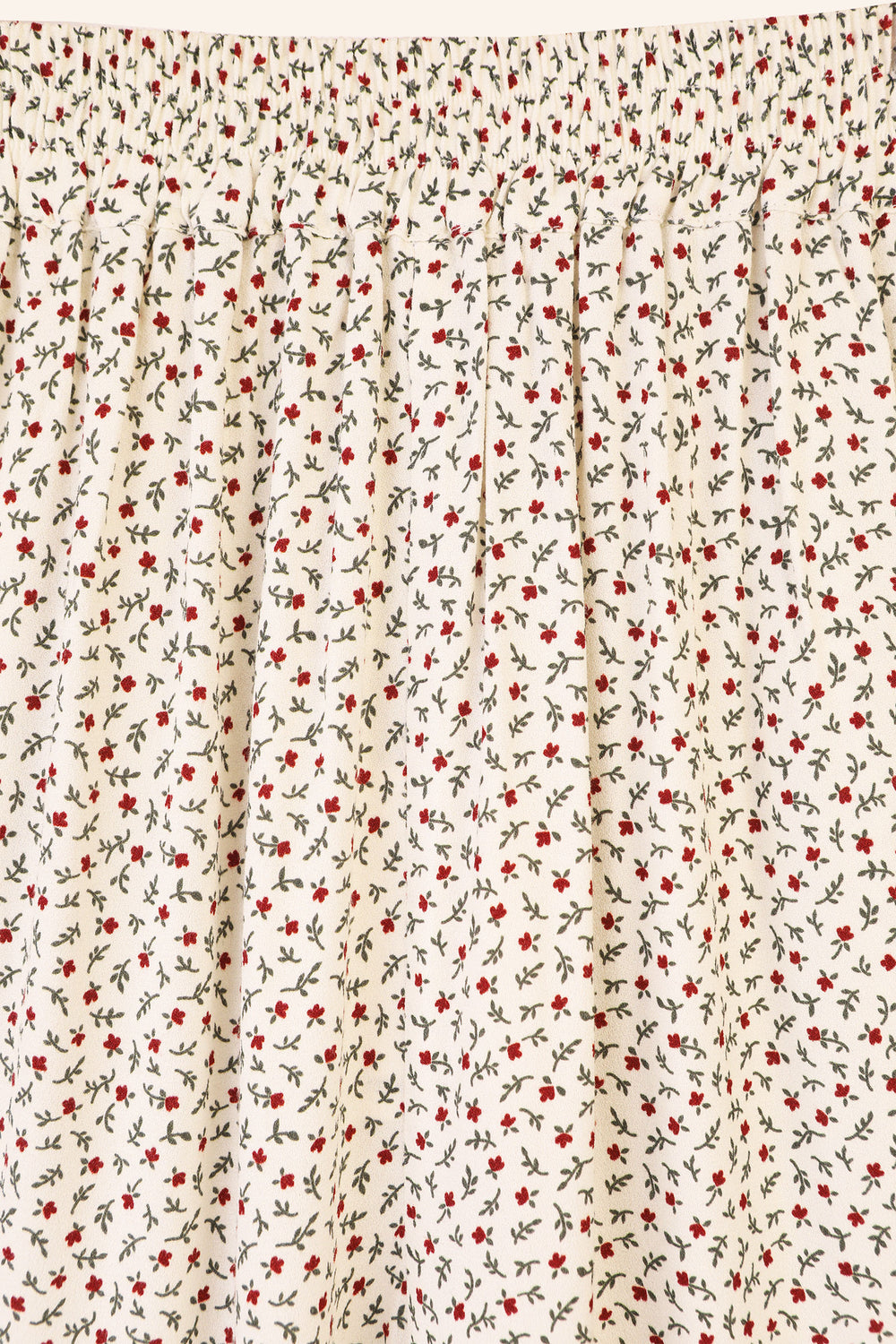 Tupelo Trouser Red Ditsy Floral