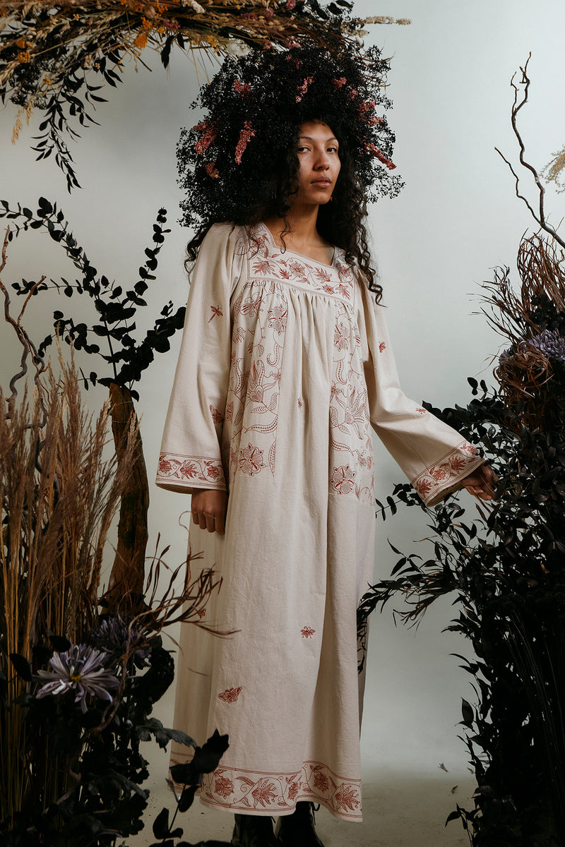 Pavonia Dress Cress Floral – Meadows