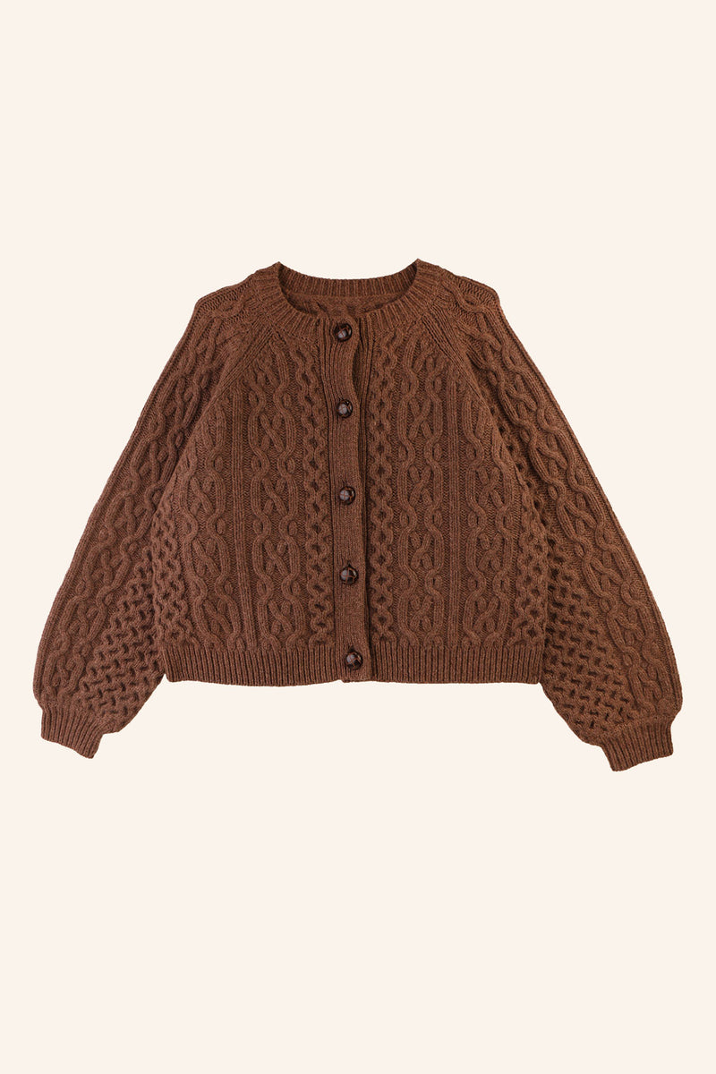 Quincy Cardigan Brown