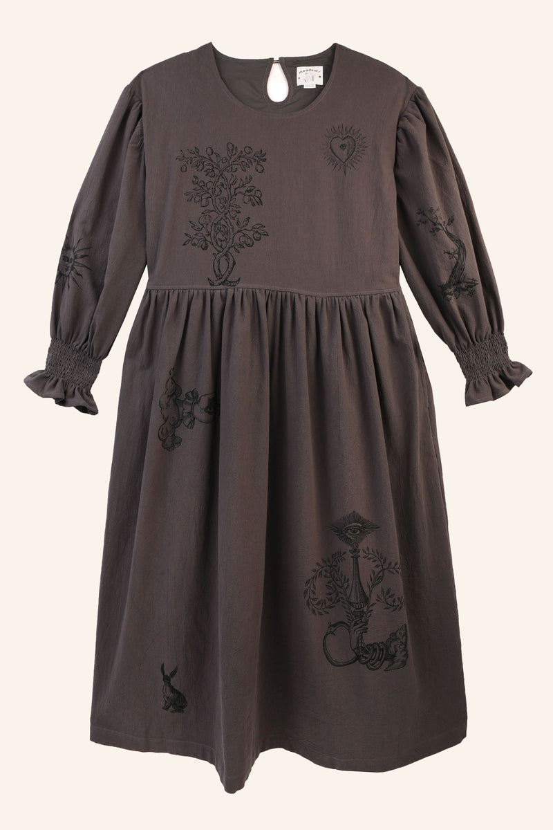 Pavonia Dress Charcoal